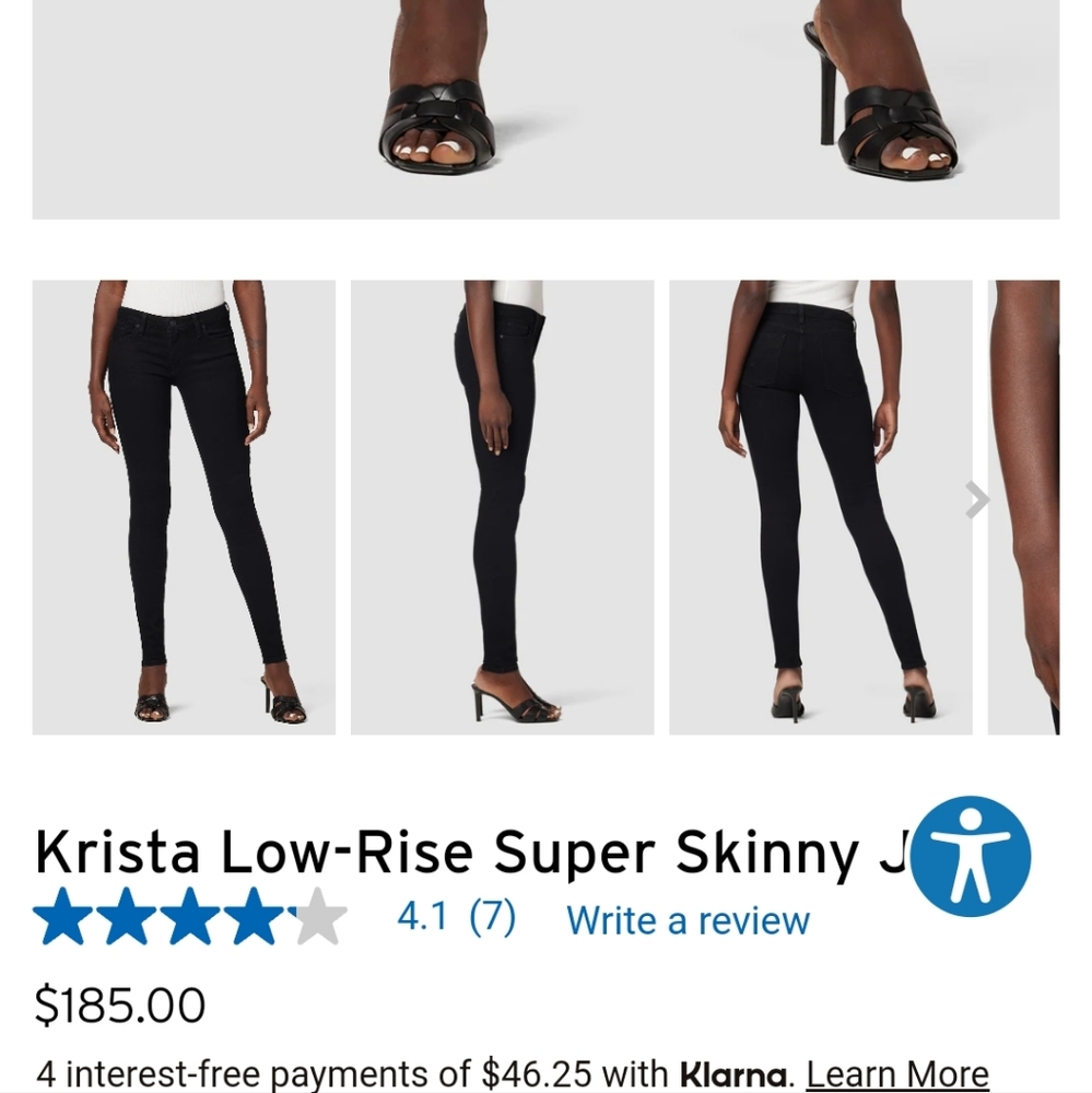 Hudson skinny jeans (jeggings)